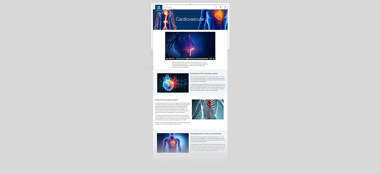Body of Ageing - Graphic Design UI/UX Web Design Prototyping Wireframing and Visual Design
